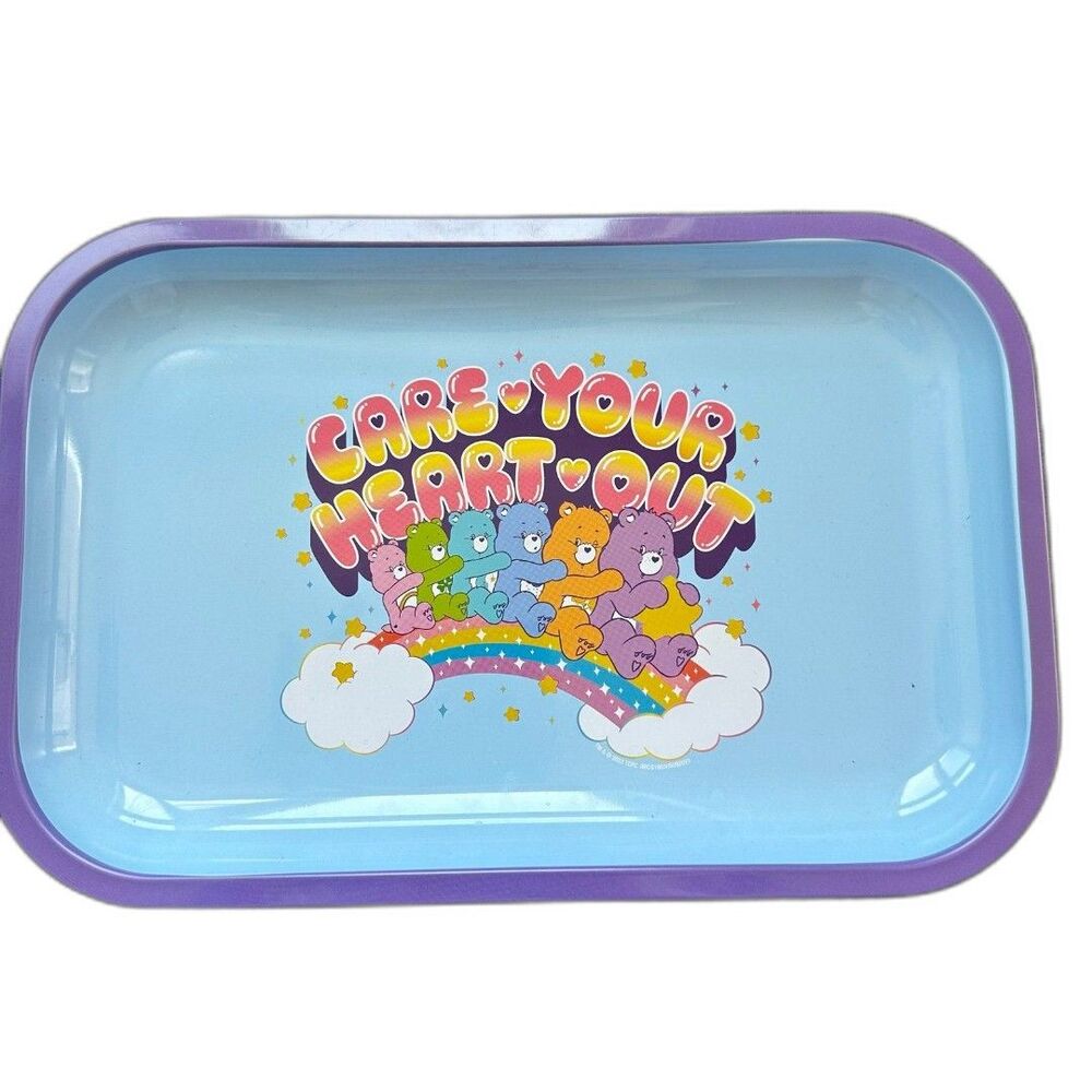 Baby blue Care Bears Care Your Heart Out 11" x 7" decor home
